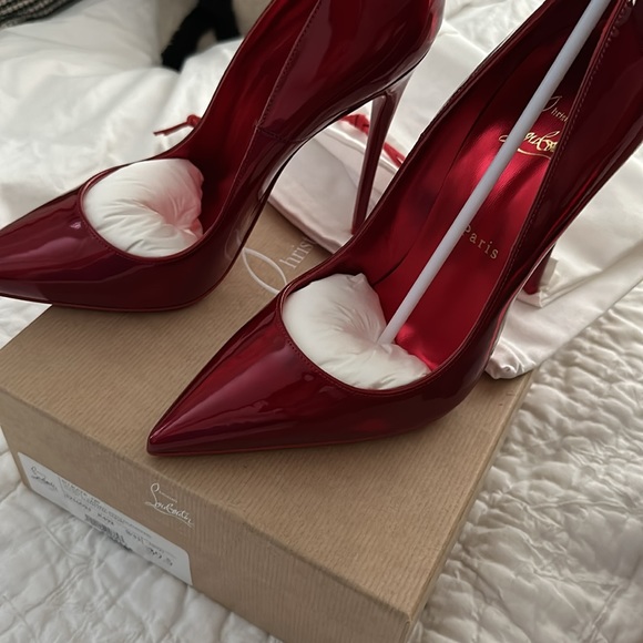 Christian Louboutin So Kate 120 patent leather red pump - Picture 10 of 11